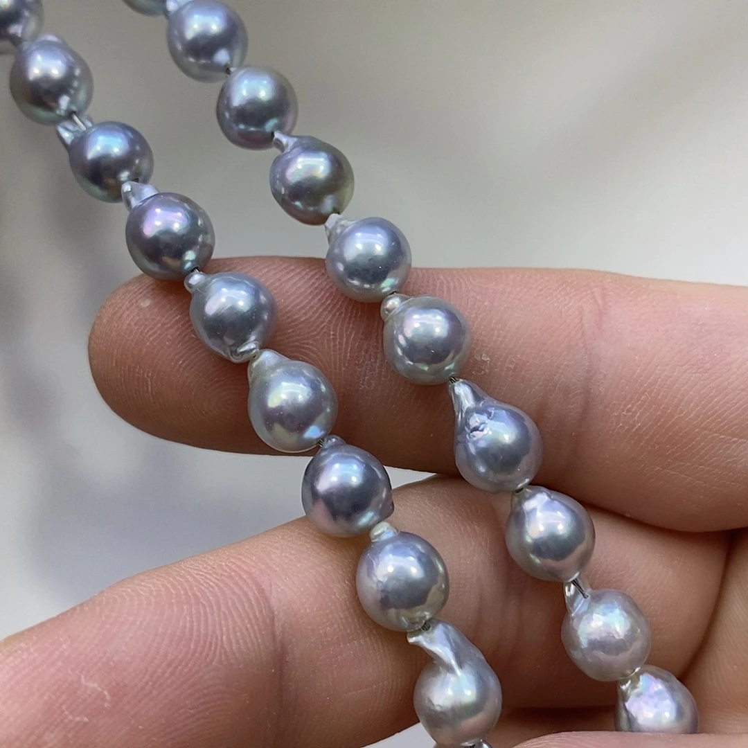 海水珍珠颈饰银S925镶嵌