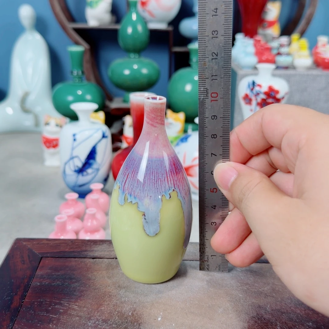 陶瓷手工小花器摆件