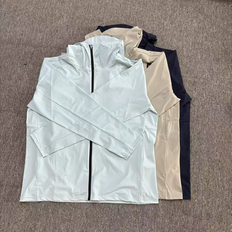 H男款三色夏季透气防晒皮肤衣