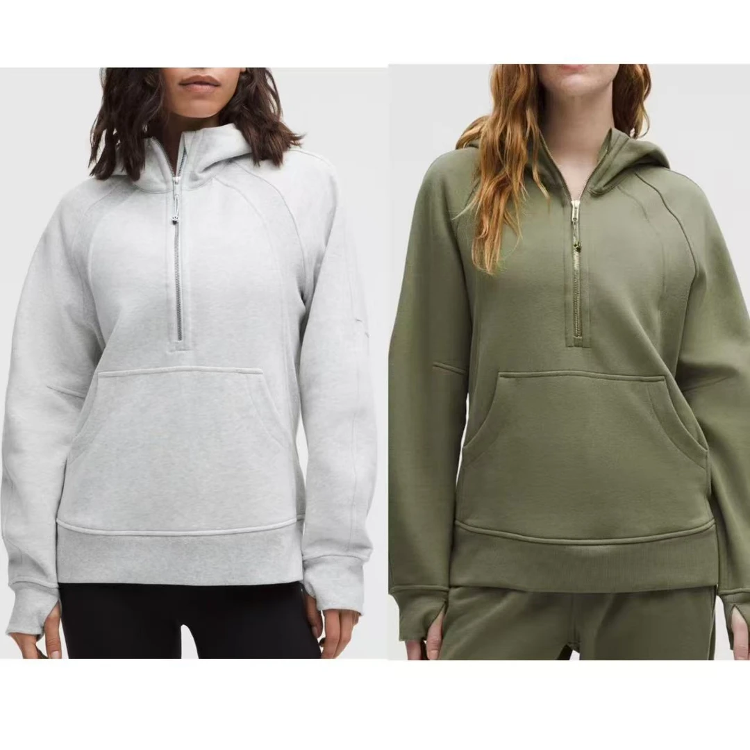 lululemon Scuba Oversized Half Zip Long半拉链长款连帽卫衣