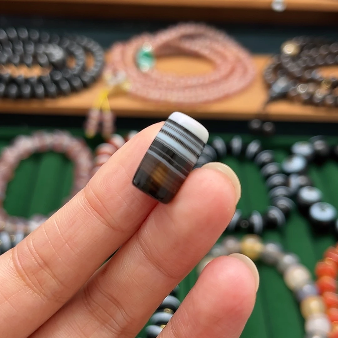 玛瑙/玉髓合金单珠