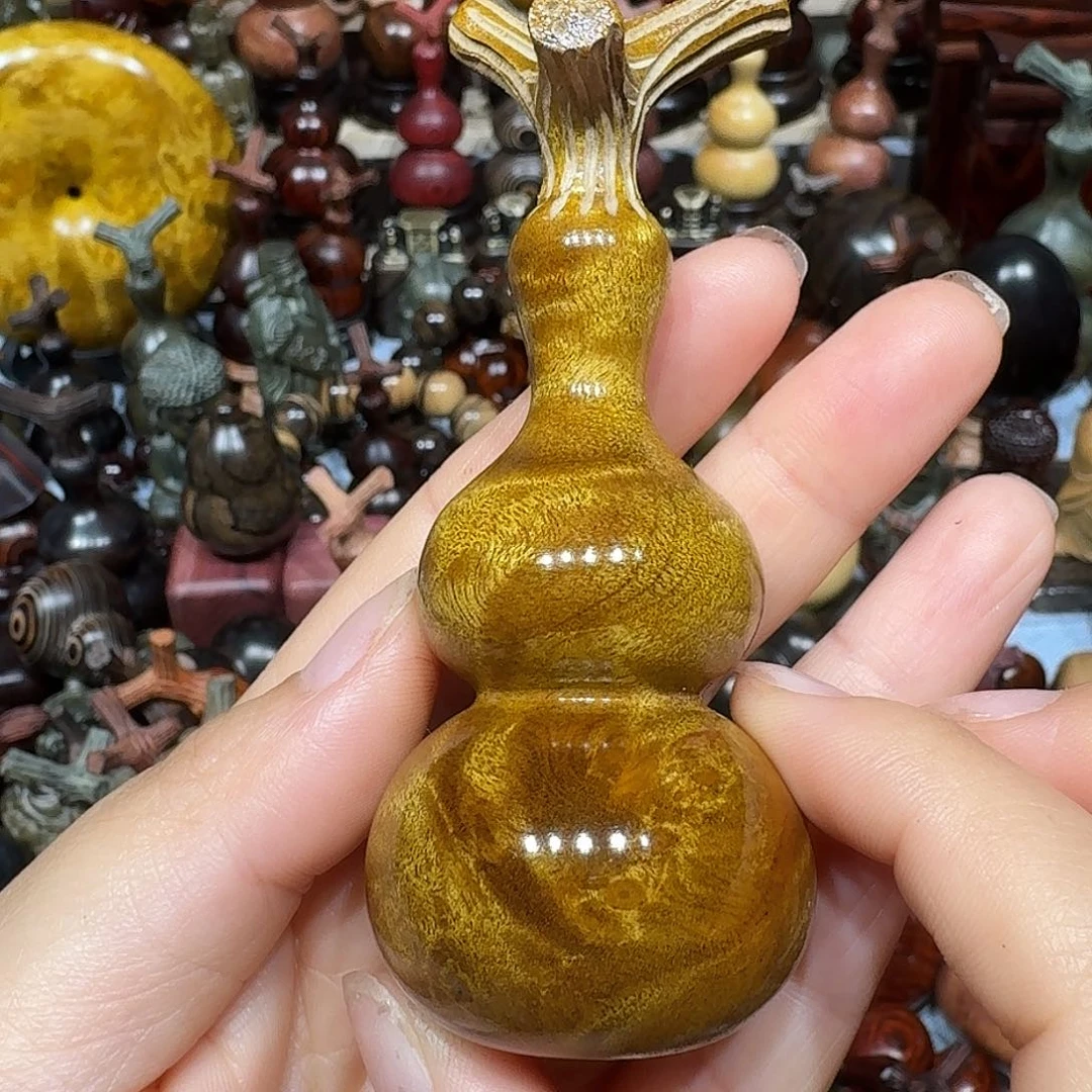 香榧木炫**光黄金樟葫芦
