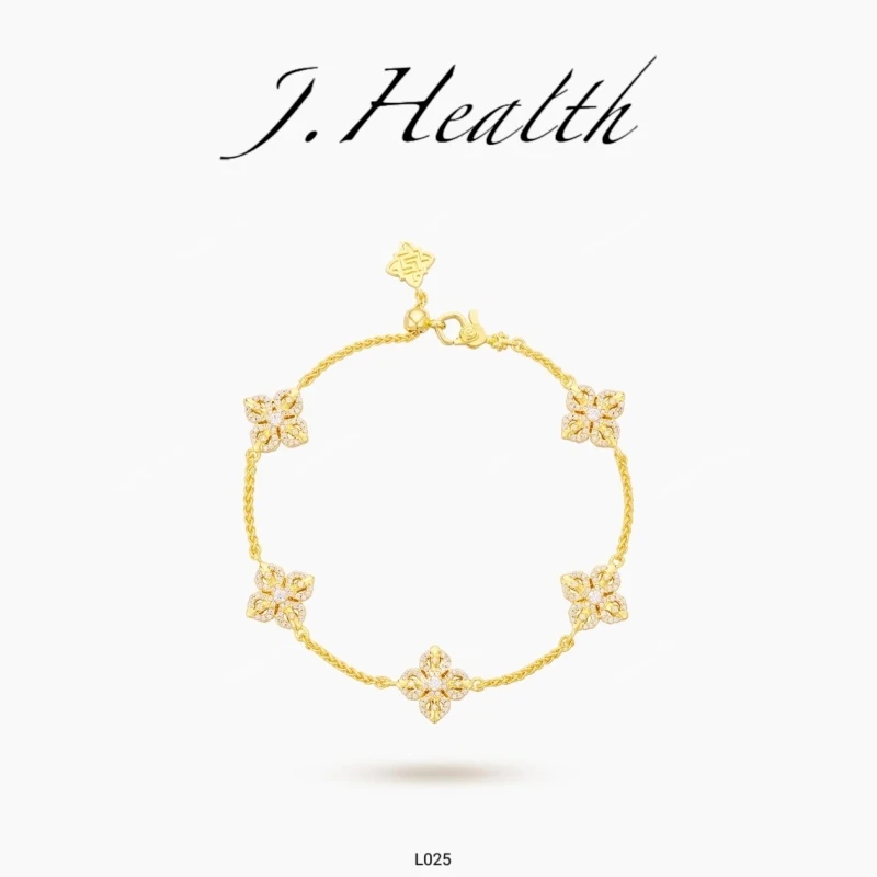 925银手链 J.Health  轻奢精致百搭高级感金刚杵手链L025