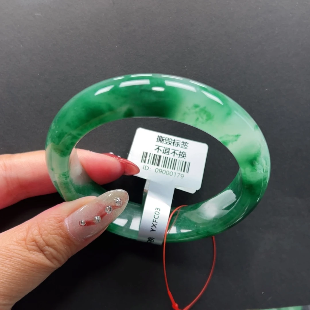 未镶嵌手镯石英质玉+菩提58.8