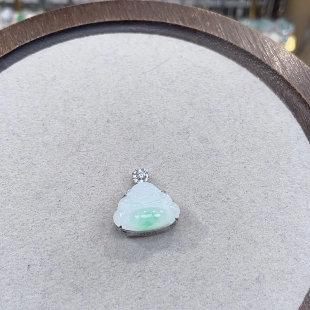 翡翠银S925镶嵌颈饰