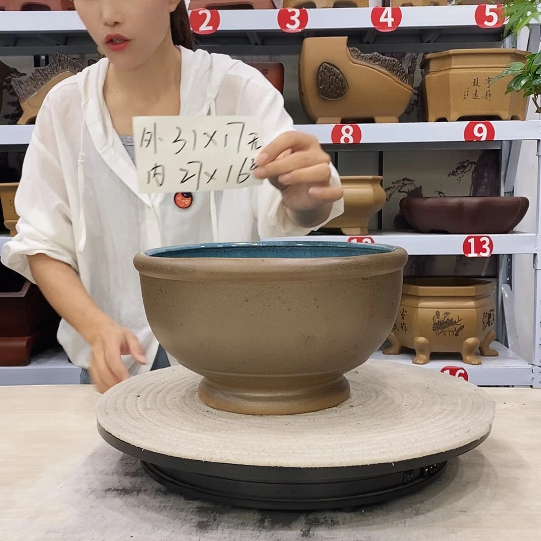 紫砂花盆紫砂花盆无孔