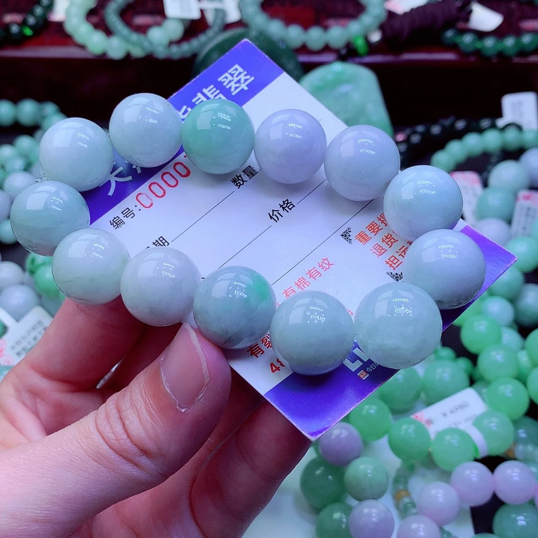 翡翠未镶嵌毛衣链