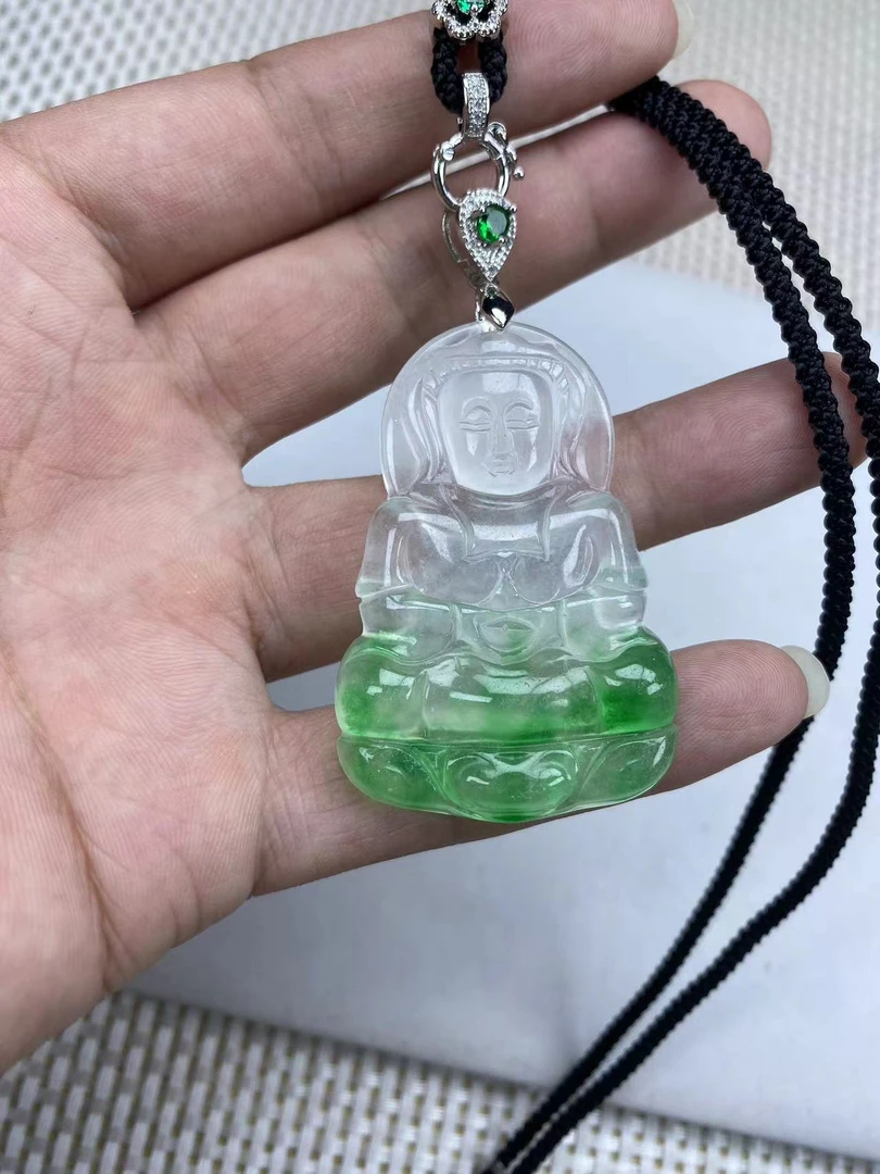 N333冰飘观音吊坠经典精品时尚气质百搭情侣多样性发一
