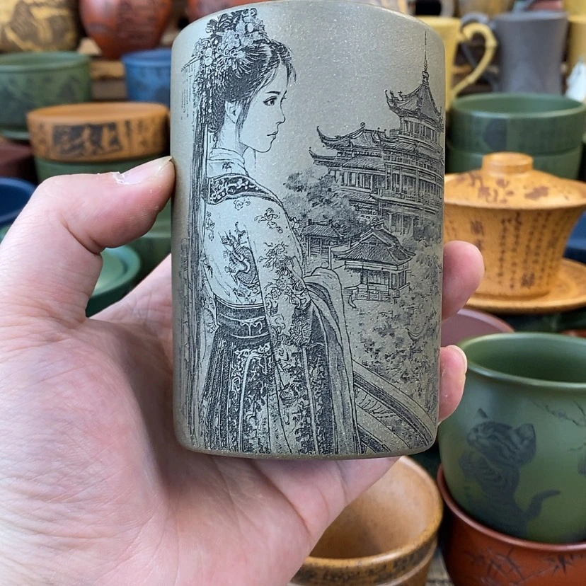 【闪购商品】紫砂杯子宜兴全手工紫砂杯