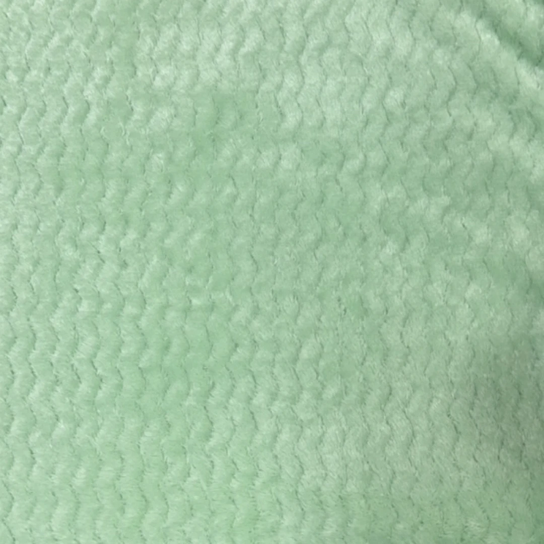 浅绿波浪纹【轻薄款】150x200双面绒毛毯休闲午休空沙发毯床单毛毯