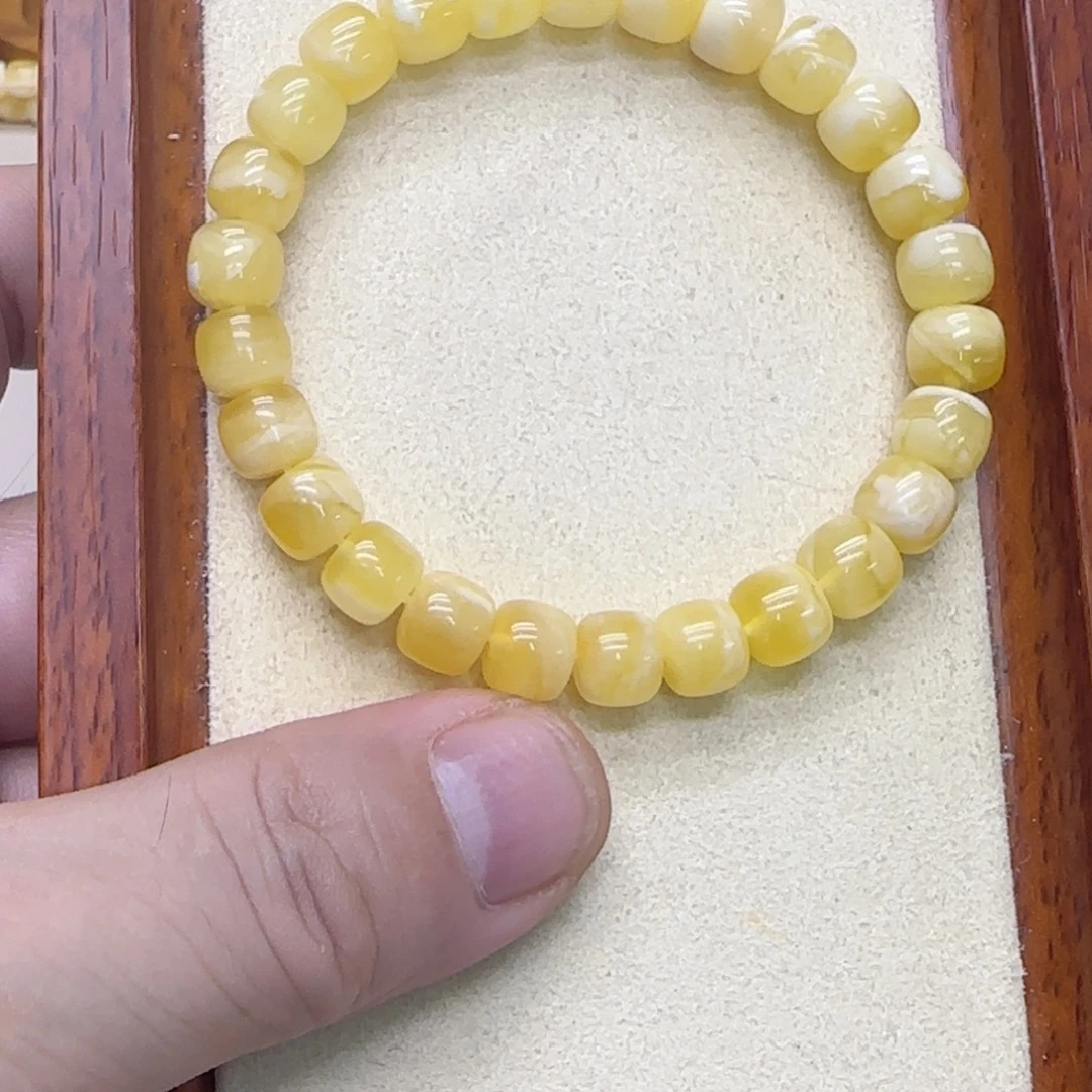蜜蜡未镶嵌手串蜜蜡手串