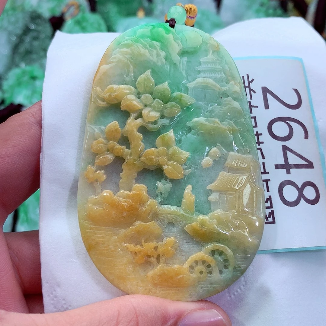 吊坠(不含链)未镶嵌翡翠