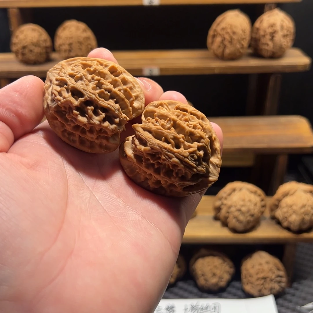 核桃把件自*会苹果园原装