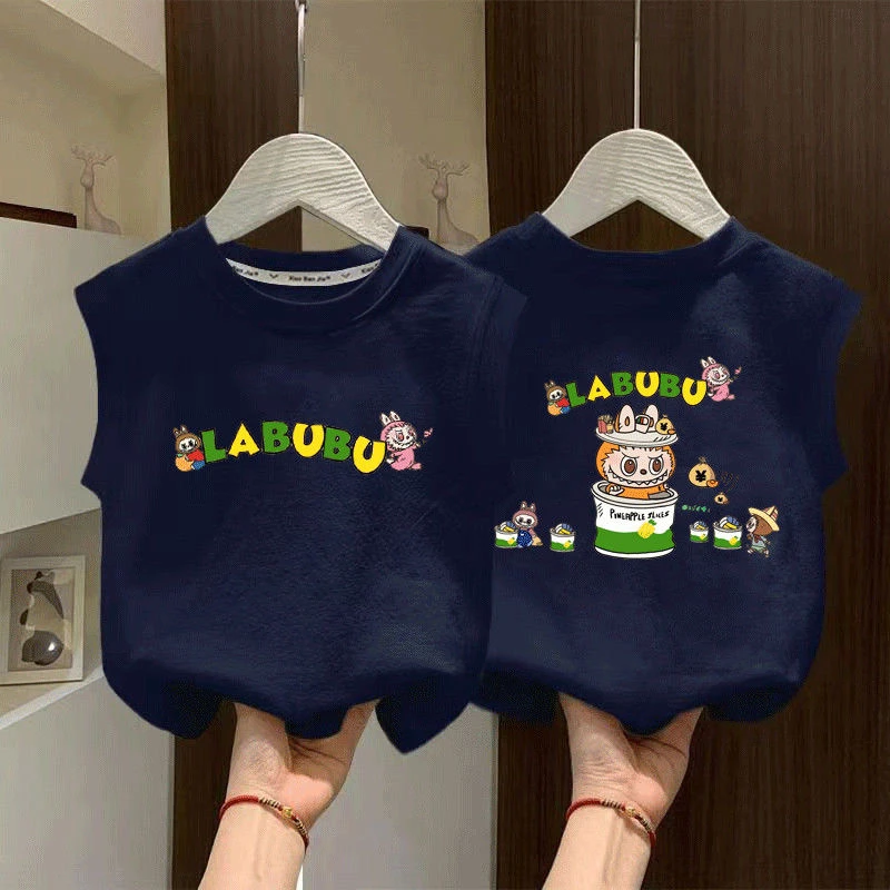 儿童装男童夏装童装新款洋气中大童网红背心衣服男孩夏季时髦爆款