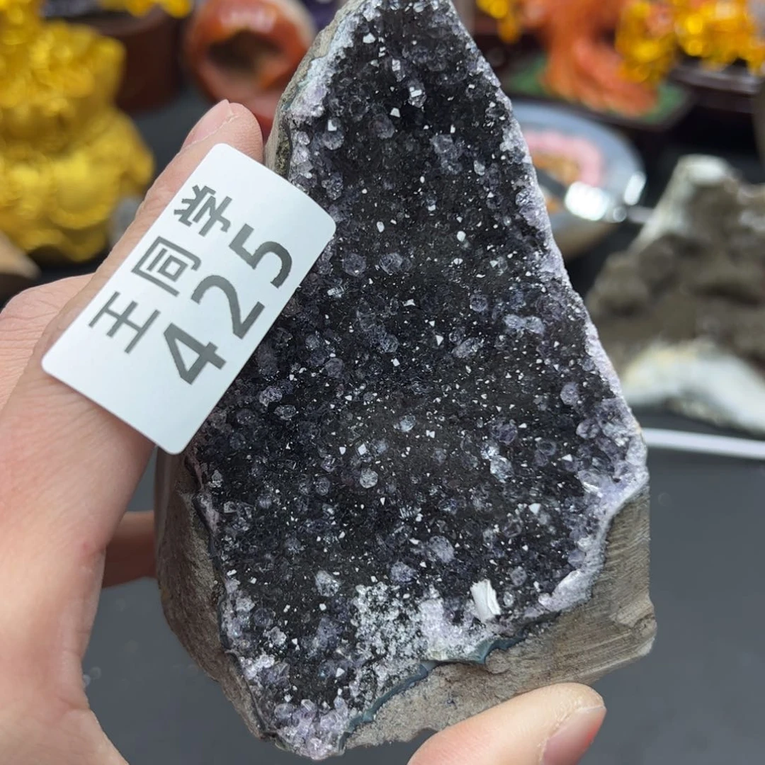 紫晶水晶摆件未镶嵌425