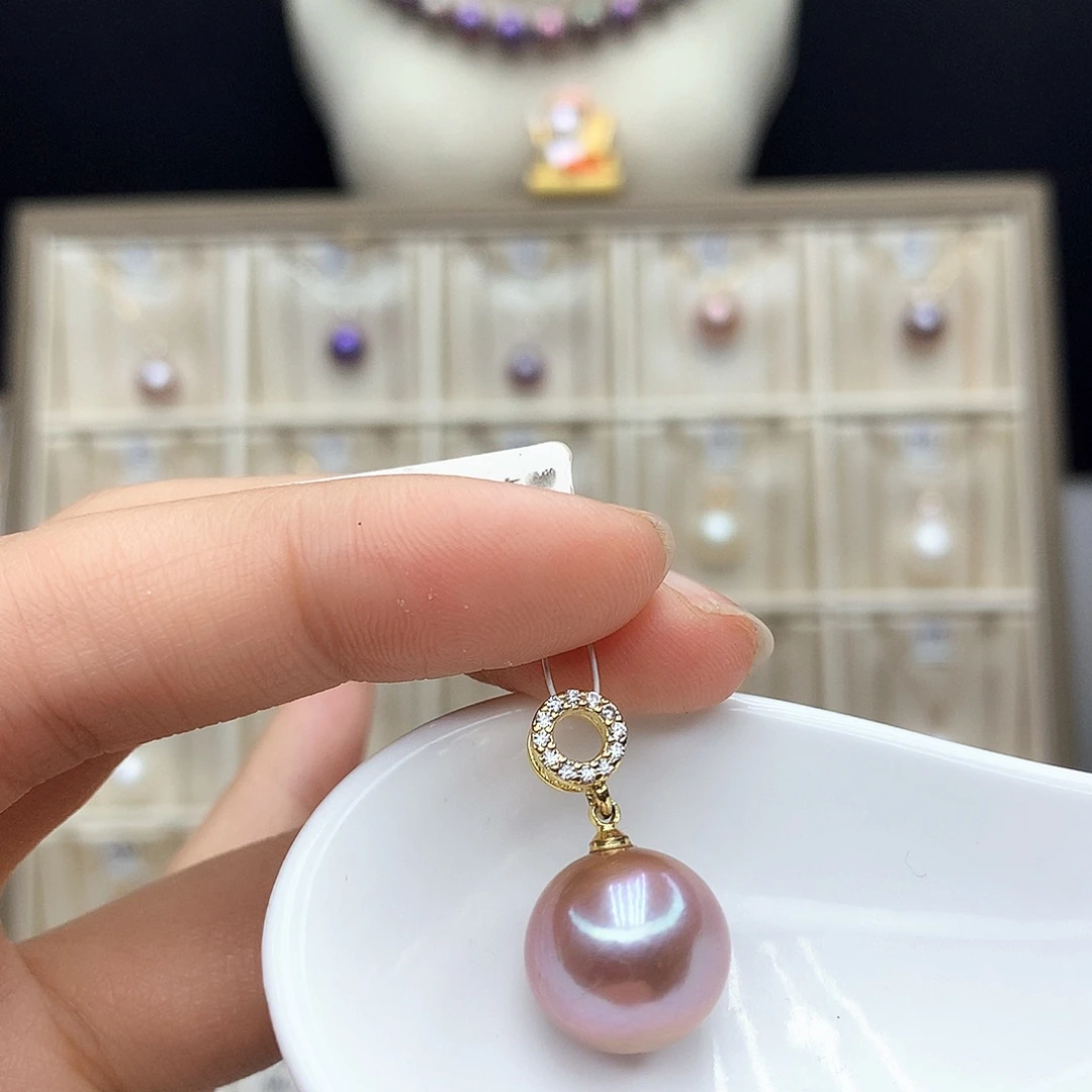 合金淡水珍珠颈饰