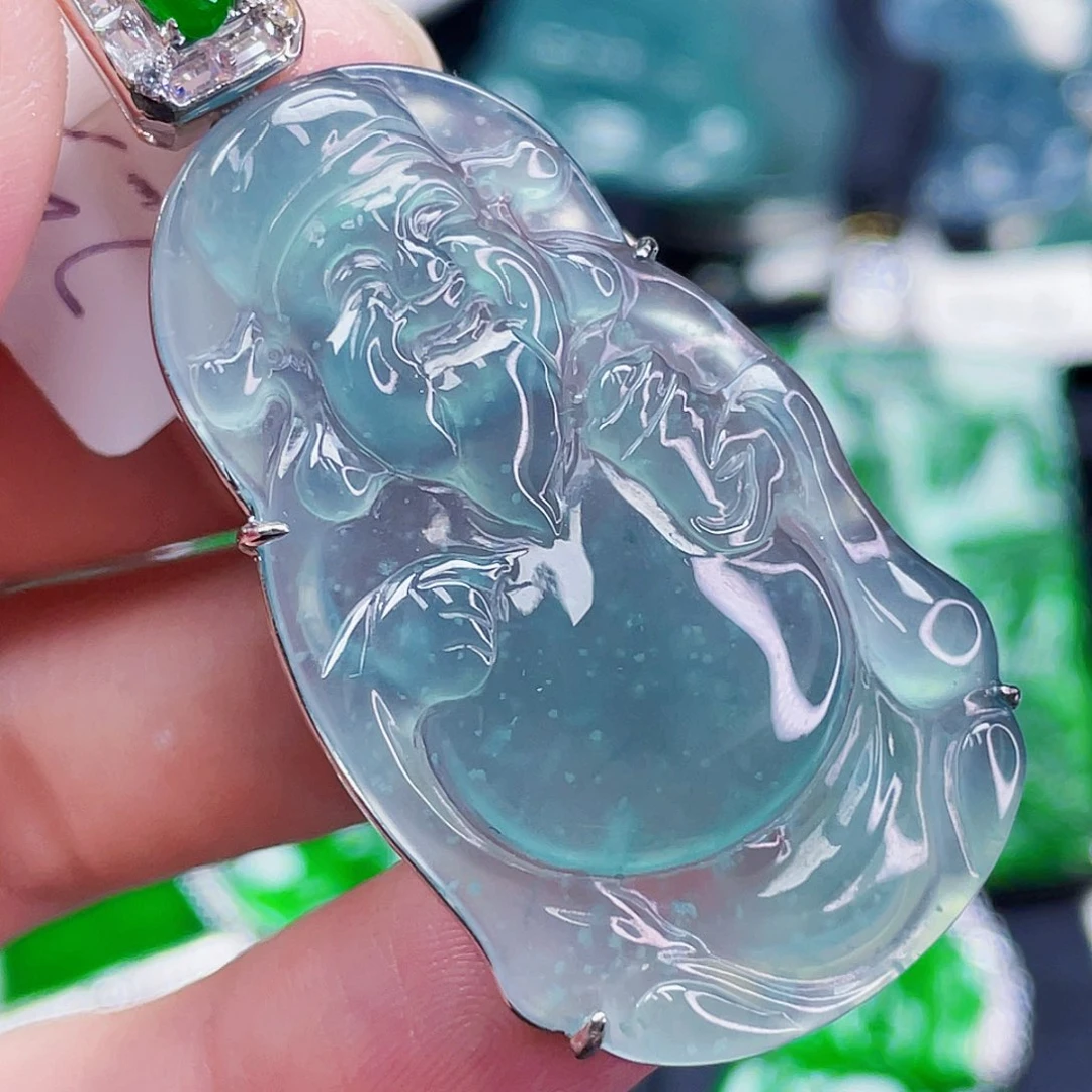 翡翠未镶嵌颈饰235