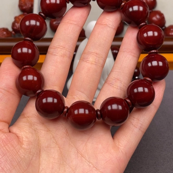 三***爷手串/手链橄榄核正圆光柱