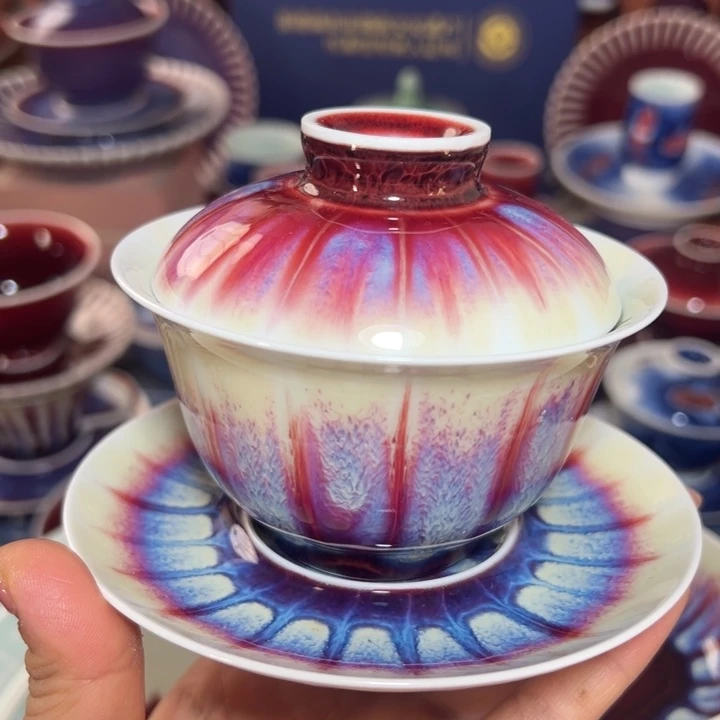 瓷片景德镇品艺轩郎红