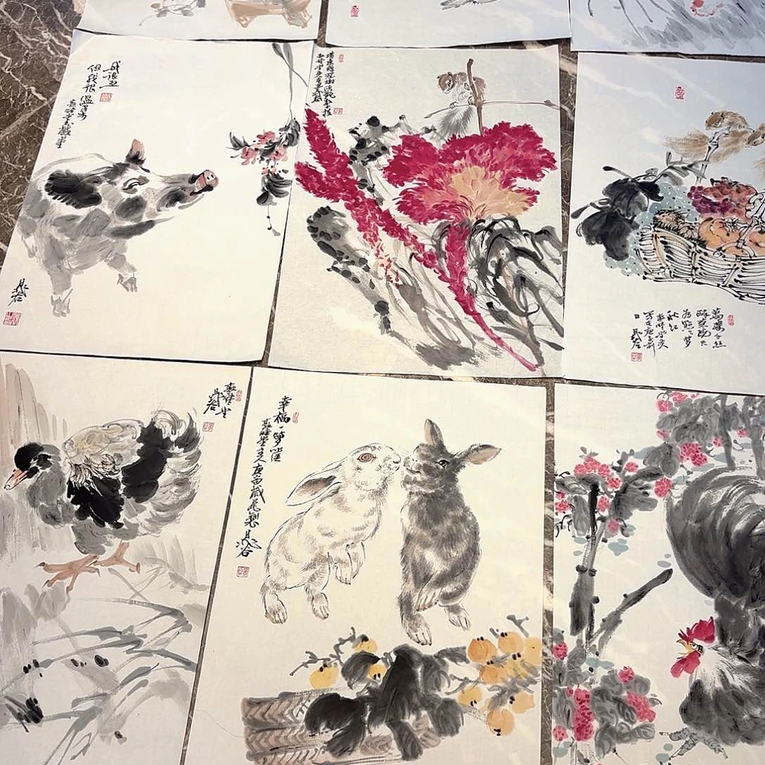 横款用****4精品书画作品