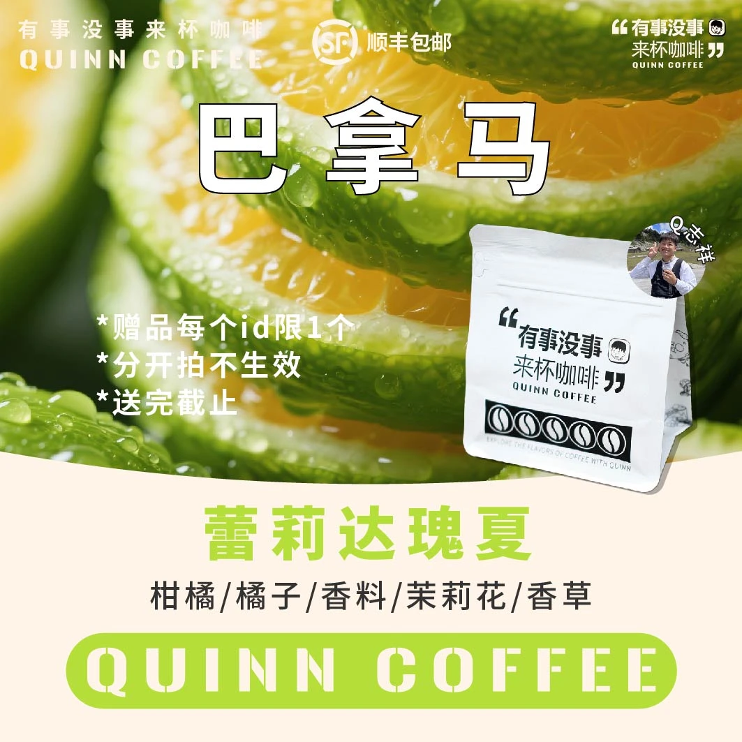 Quinncoffee【蕾莉达瑰夏】巴拿马瑰夏咖啡豆