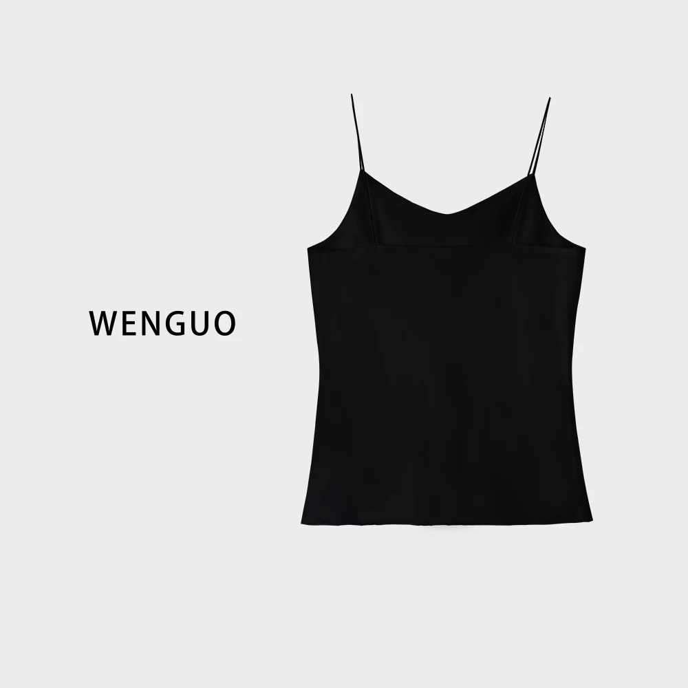 【悦己】高定醋酸  斜裁缎面  亲肤内搭  小吊带