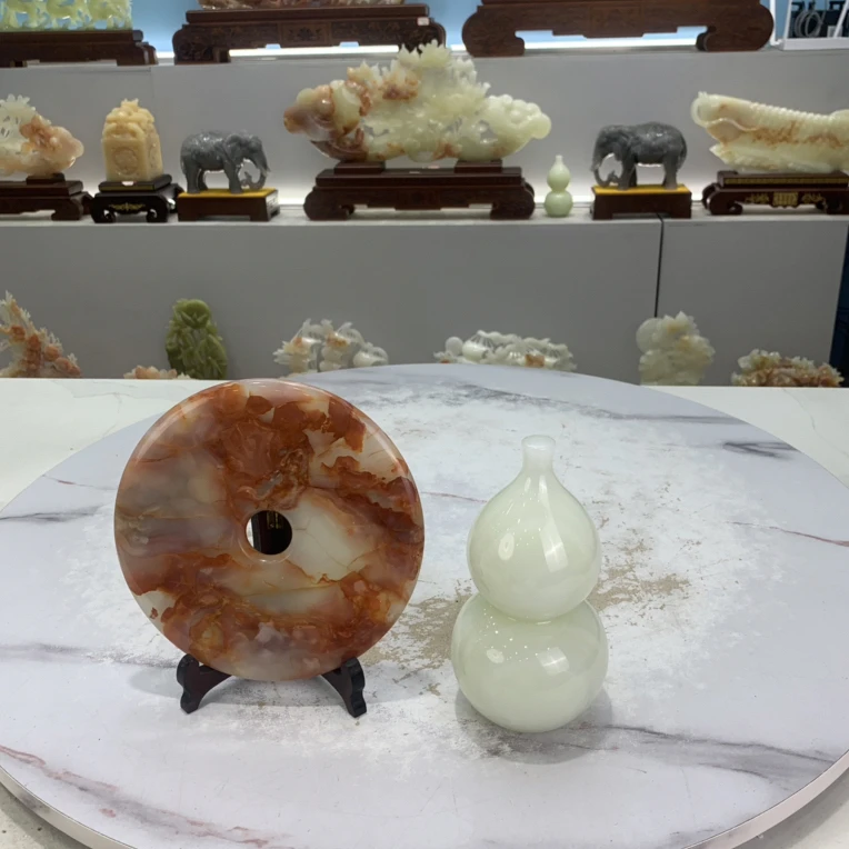 平安扣家居装饰品乔迁开业大气办公室客厅摆件