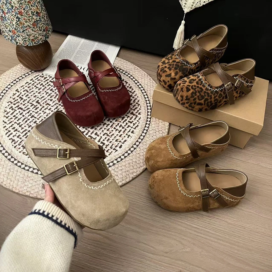 秋季新款经典刺绣魔术贴内增高2025年森系韩版两穿勃肯鞋包头拖