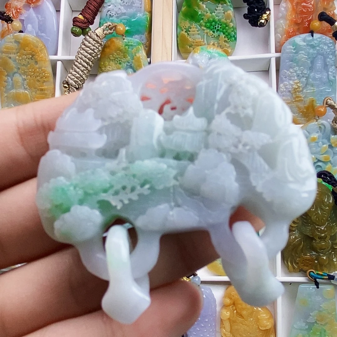 颈饰未镶嵌翡翠翡翠