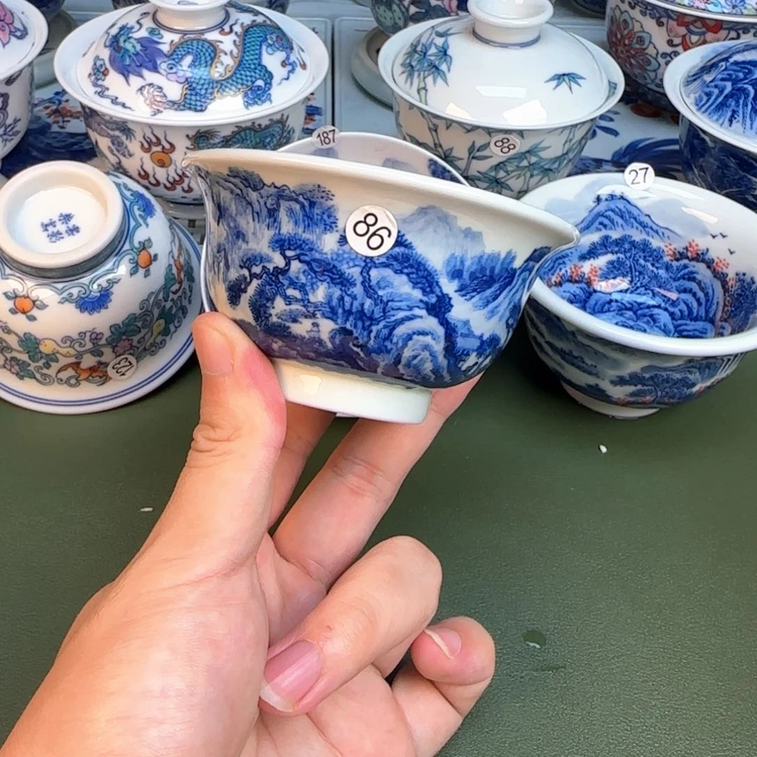 彦祖纯手工手绘茶具86