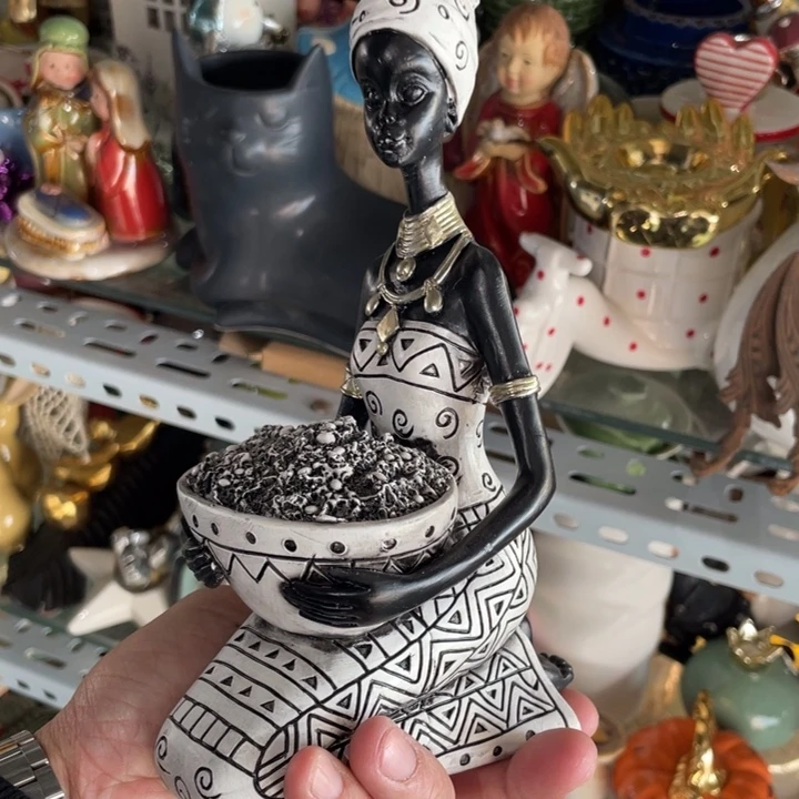 树脂黑人摆件@一件包邮