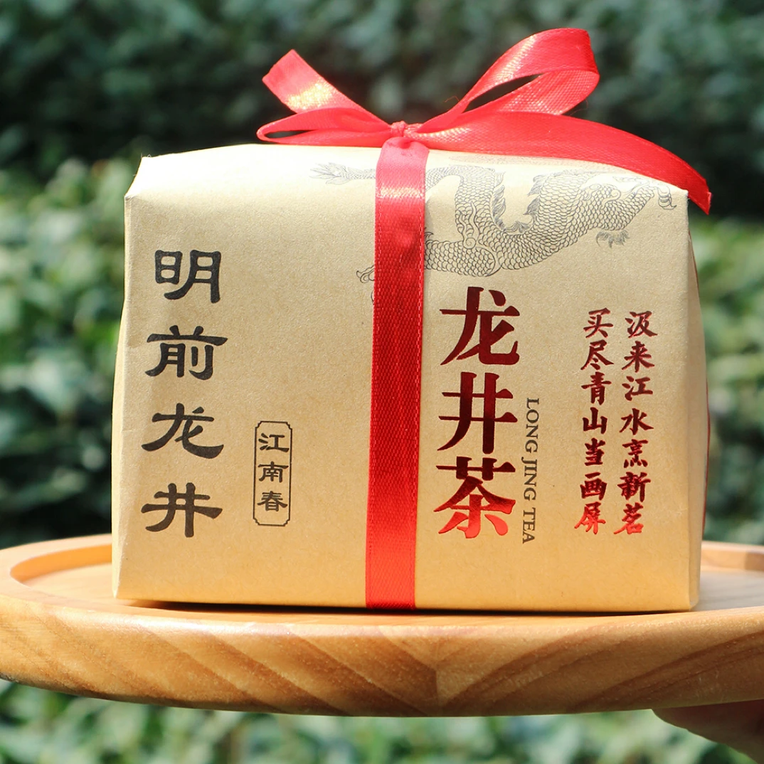 新茶上市雨前龙井茶口感醇厚豆香浓郁杭州特产绿茶