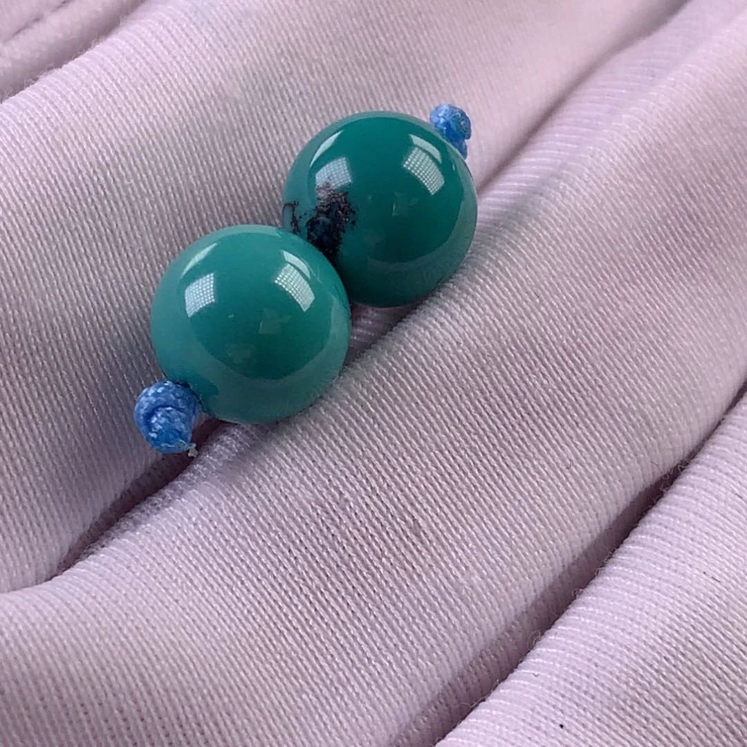 绿松石未镶嵌珠宝奇石8mm