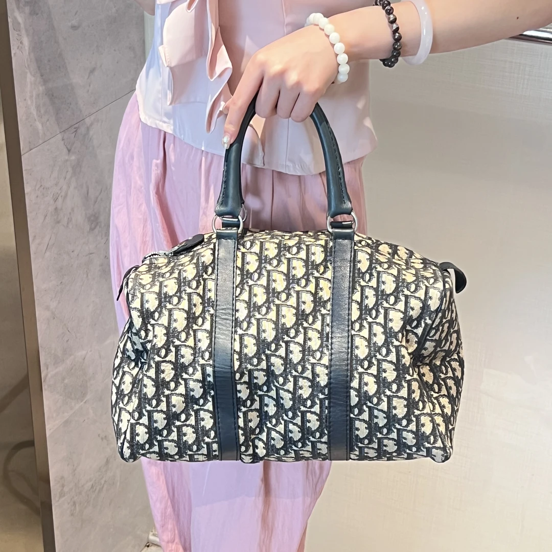 95新 DIOR/迪奥 【阿金专属】dior老花波士顿手提包
