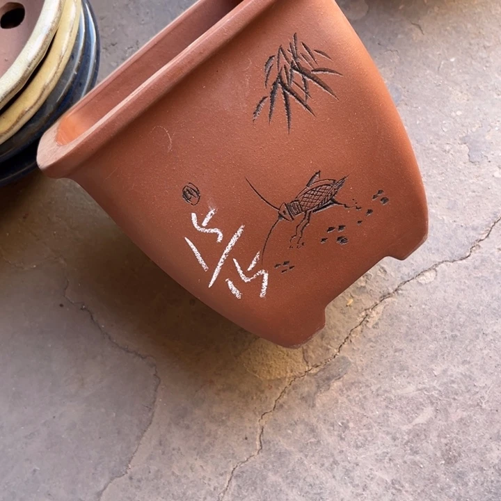 紫砂花盆紫砂花盆