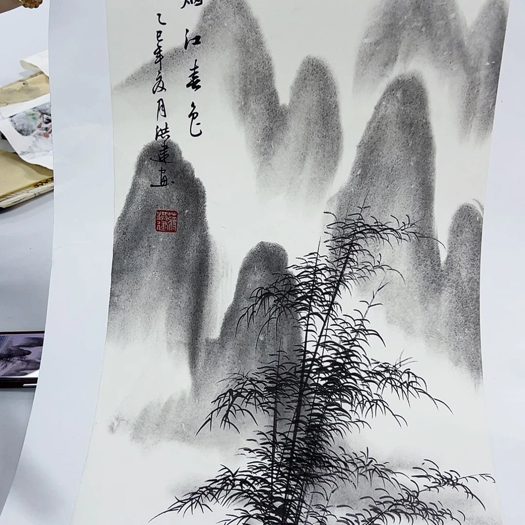 国画事事顺心如意万事如意万事如意