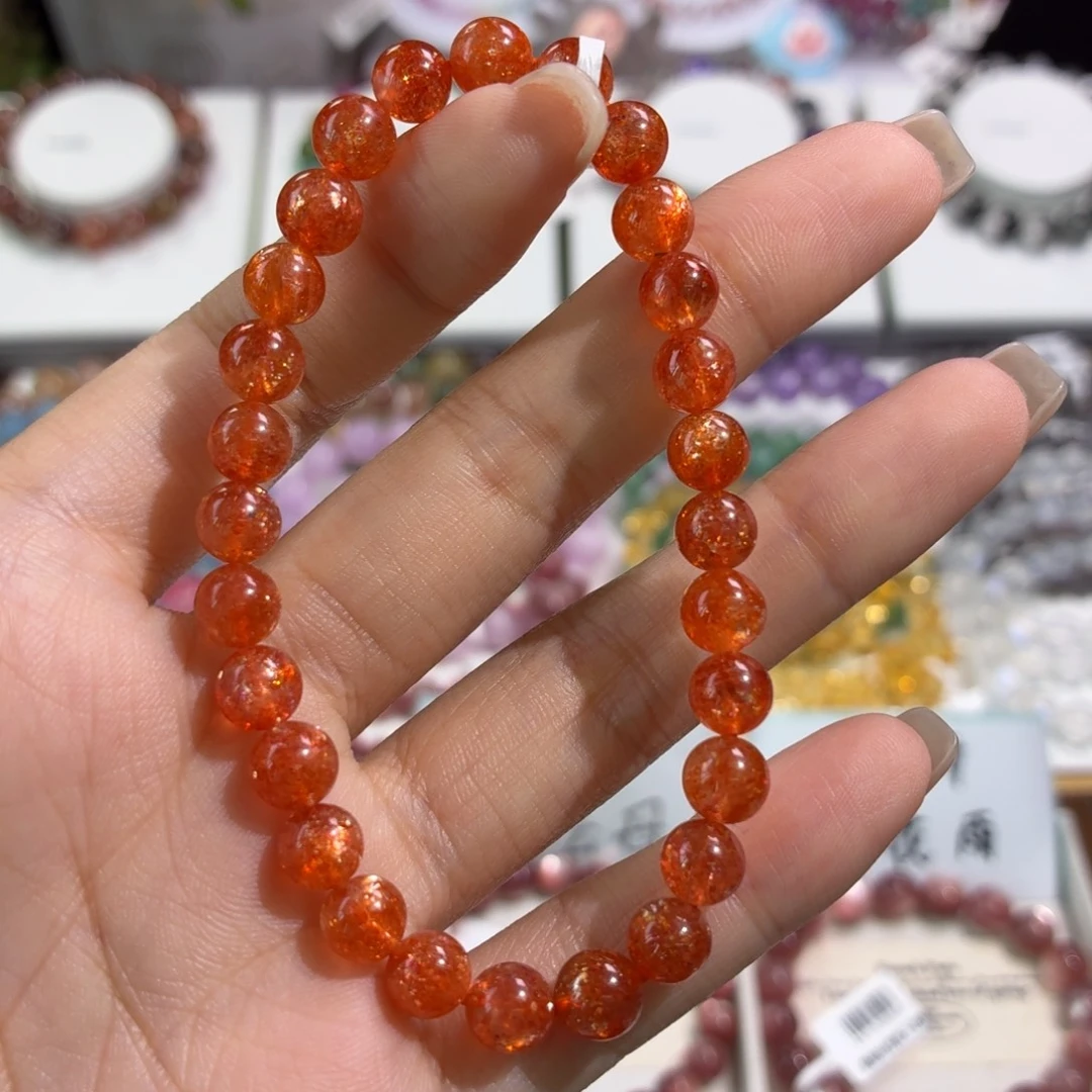 手串未镶嵌长石金太阳6+