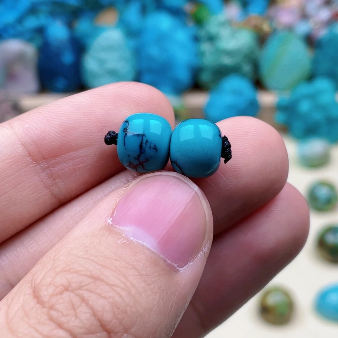 绿松石未镶嵌绿松石9.9mm