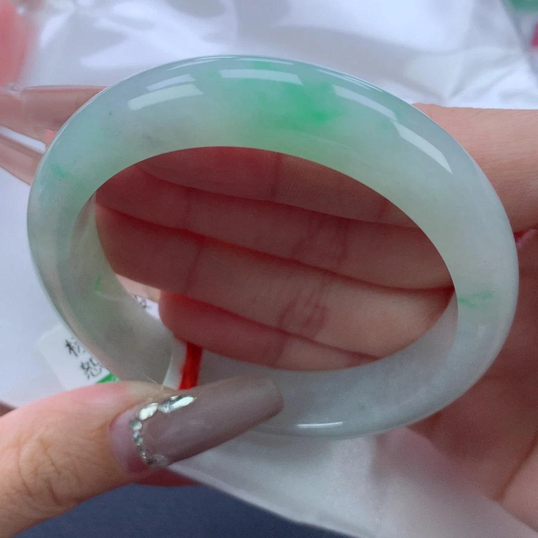 翡翠手镯未镶嵌55.8正圈