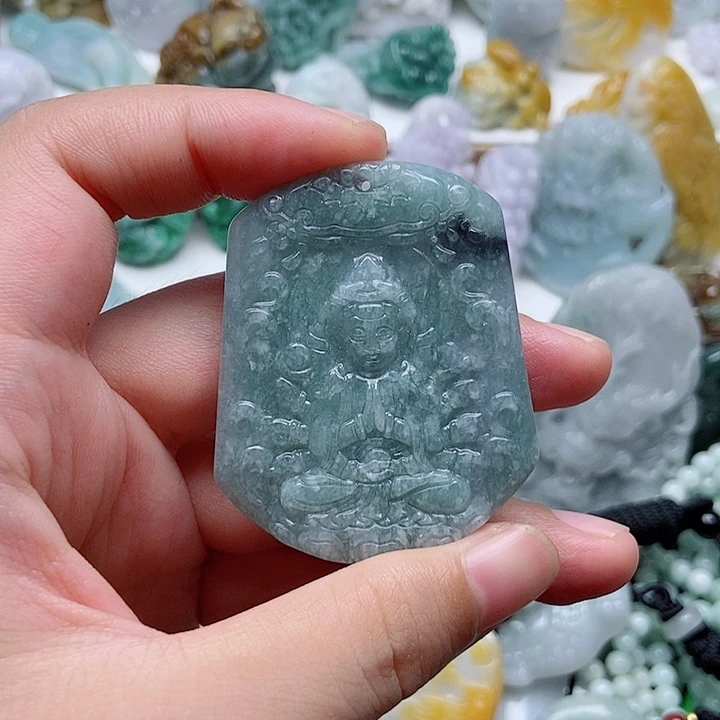 吊坠(不含链)未镶嵌翡翠1