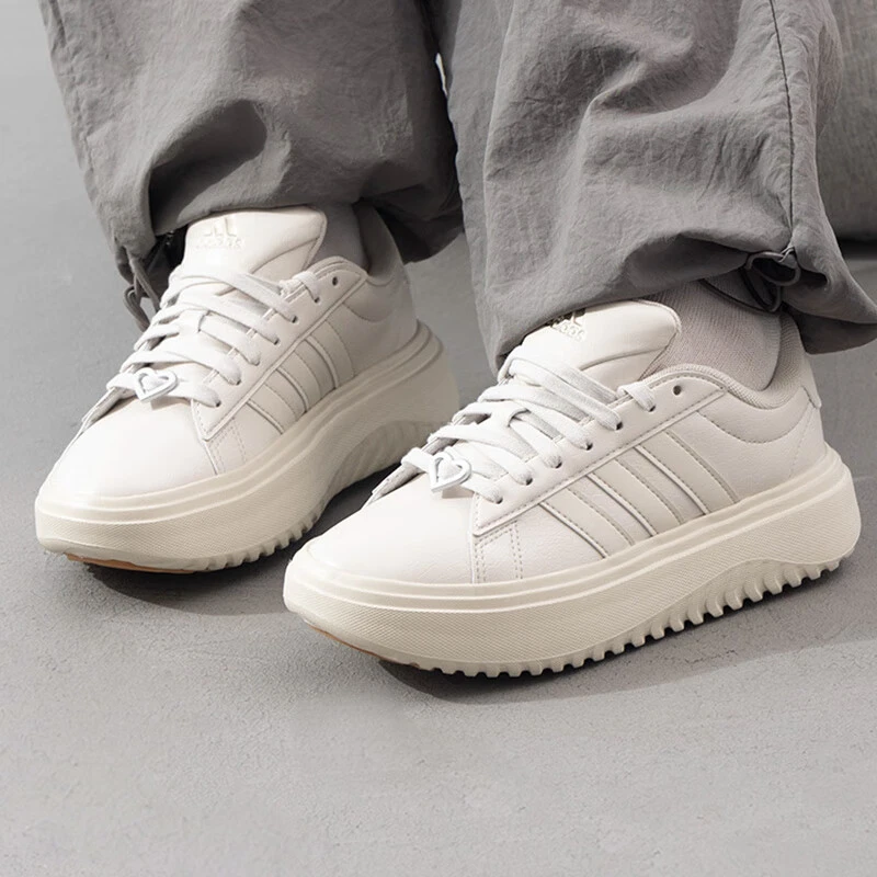 adidas/阿迪达斯女鞋 新款COURT网球运动鞋时尚潮流低帮休闲鞋