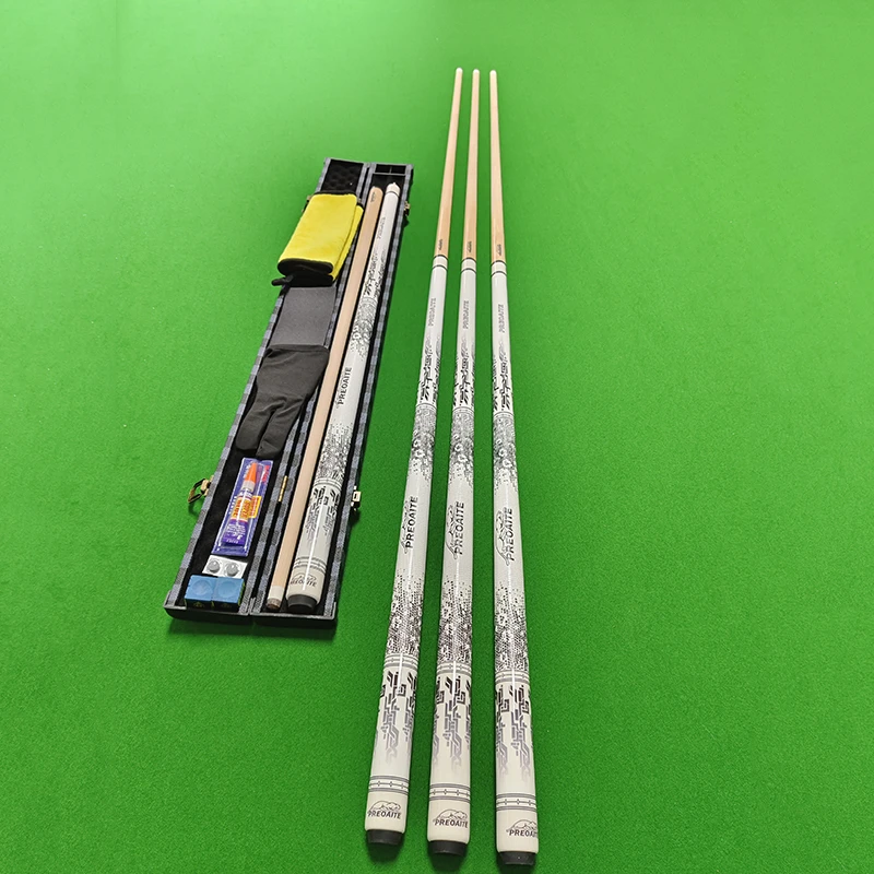 【雪豹】大头杆中式黑八台球杆新手推荐高性价比桌球杆