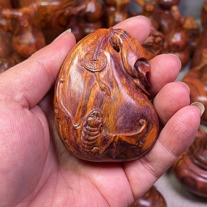 黄花梨/降香黄檀浅*！海南黄花梨油梨工艺品