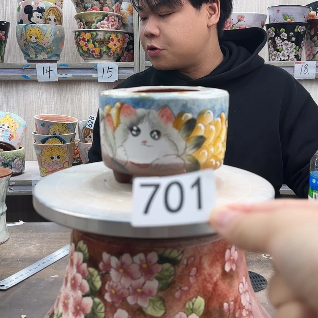 花盆紫砂瑕疵瑕疵701