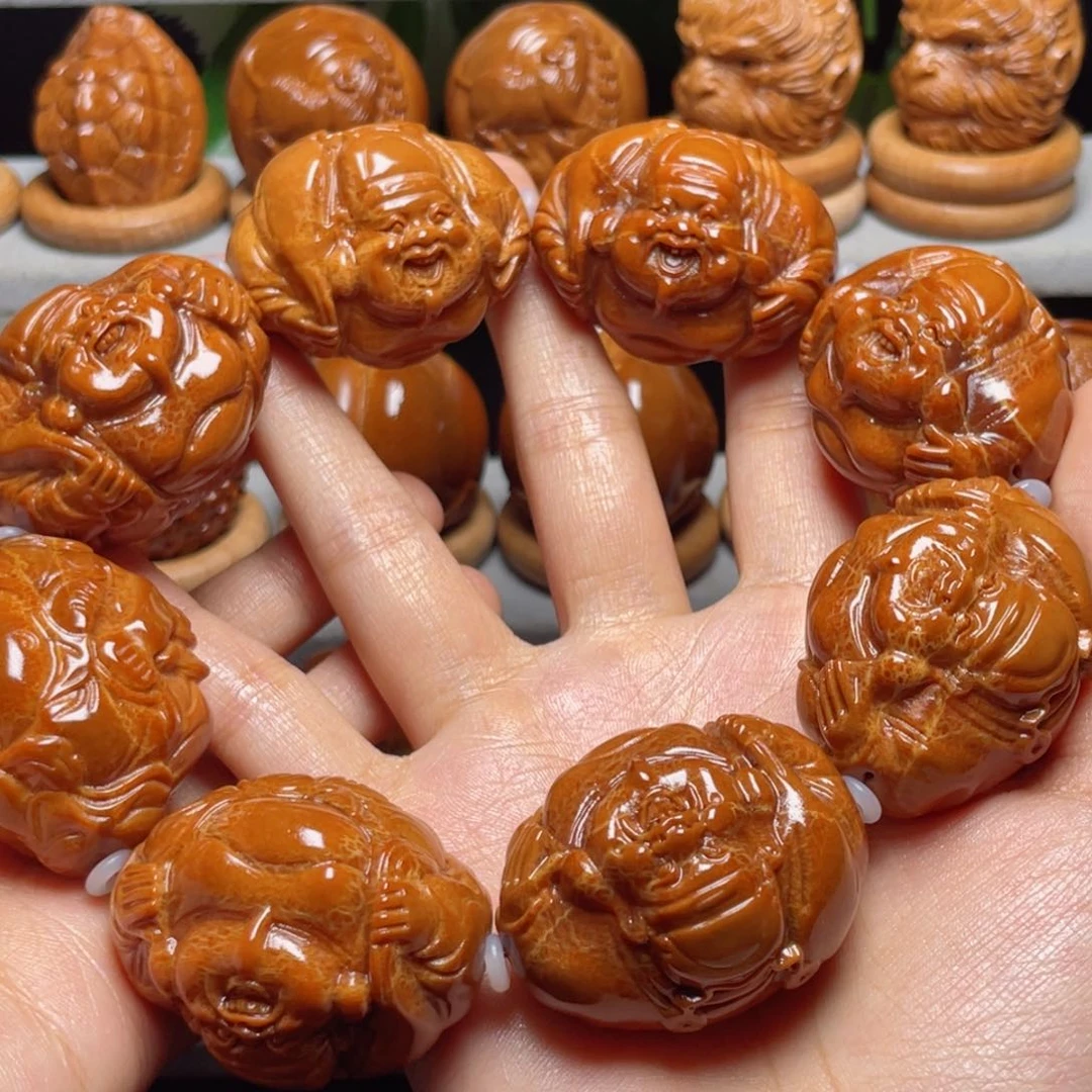 吊坠橄榄核横财手持3.2八颗