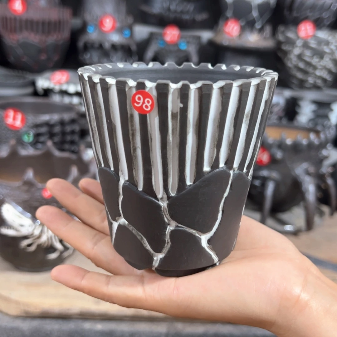 手工盆，口8.5高9.5