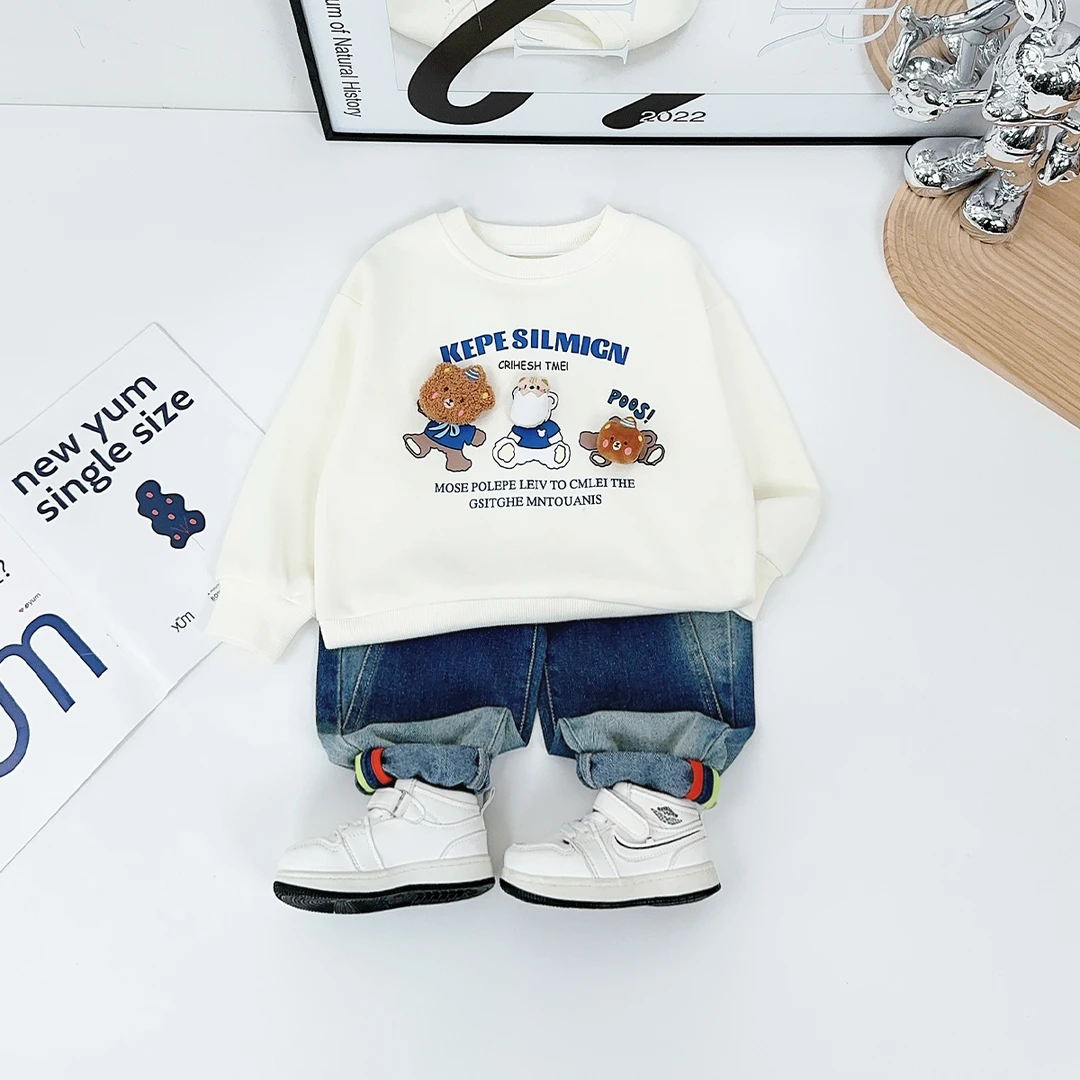 儿童卫衣长袖2025新款春装男童春秋上衣潮 BQ25013Y 悠悠童话童装