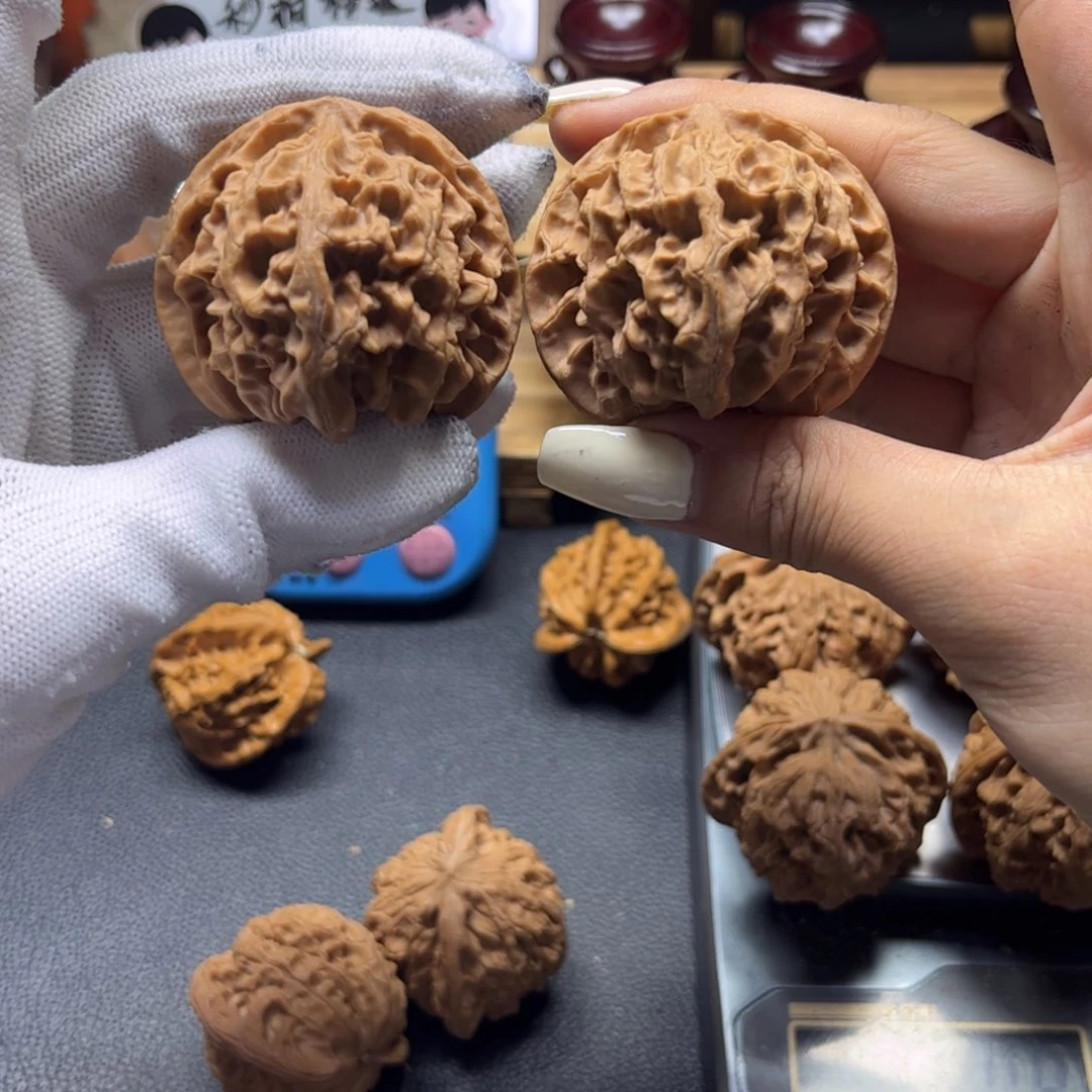 把件文玩核桃弯**车全品4647苹果500