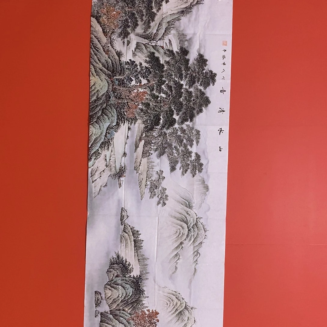 国画山水花鸟国画作品