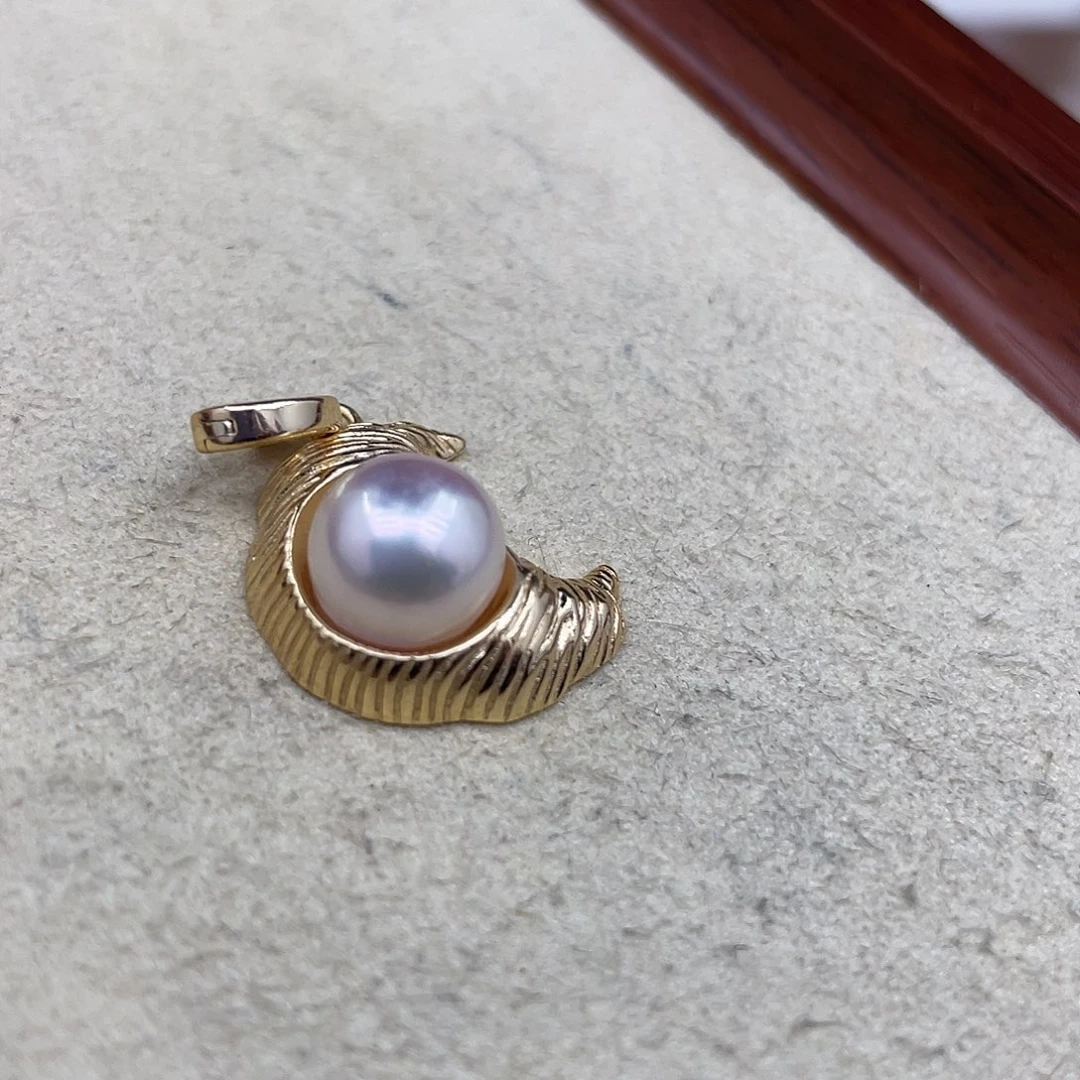 颈饰银S925镶嵌海水珍珠